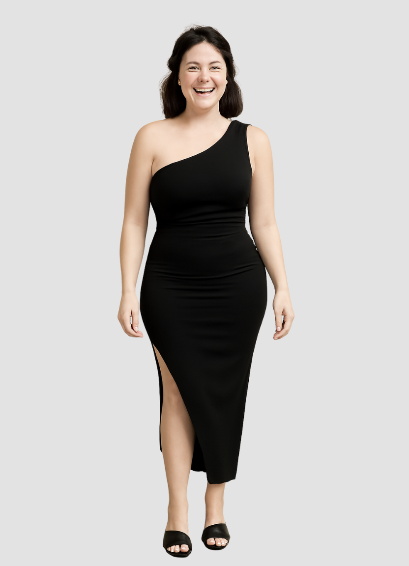 Split Elegance Robe