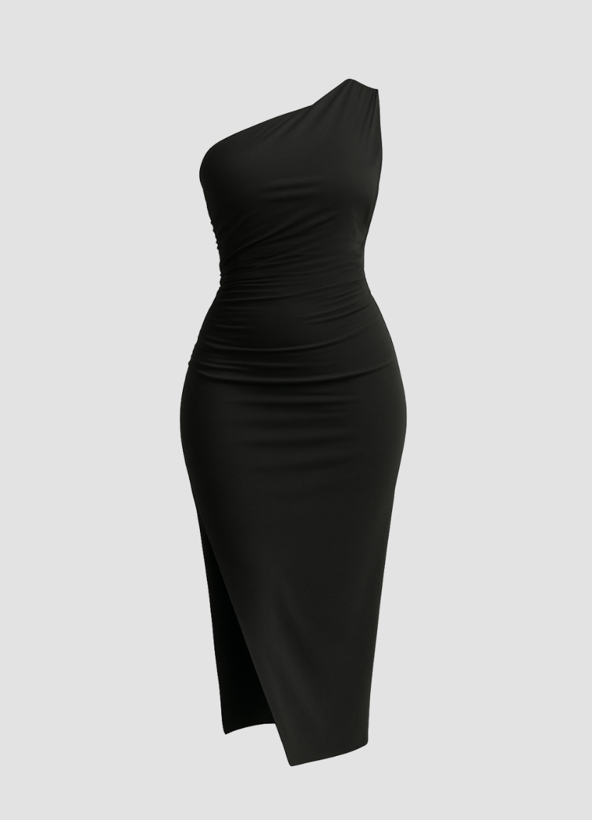 Split Elegance Robe