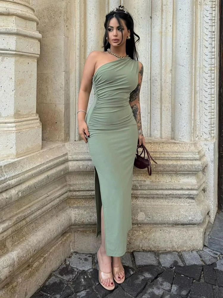 Split Elegance Robe
